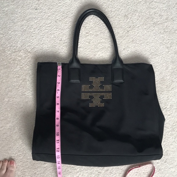 Tory Burch large black tote with gold logo - Picture 6 of 6